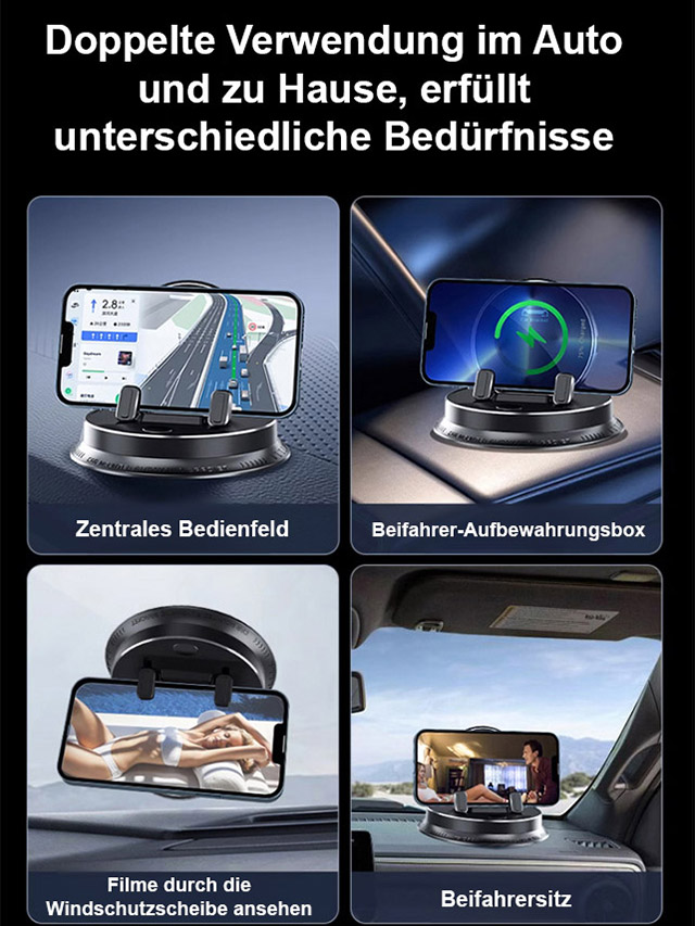 Professioneller Handyhalter aus Vollmetall: Rallye-taugliche Stabilität + 20 Jahre Lebensdauer