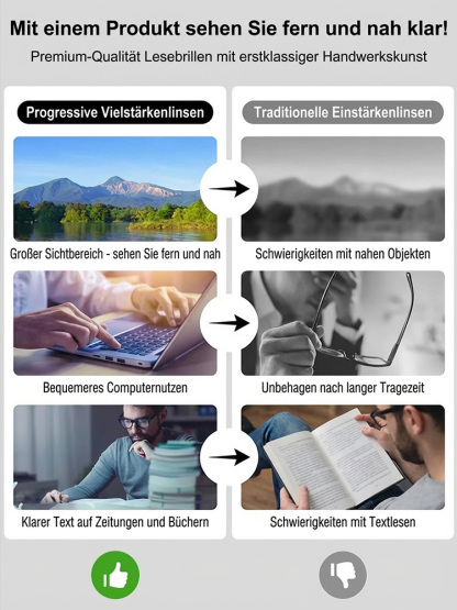 Intelligenter Fokus bis +10,0 D für klare Sicht überall.