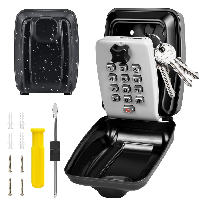 Fahrzeugmontierter hängender Autofenster-Diebstahlschutzcode-Schlüsselkasten, wandmontierter Schließ