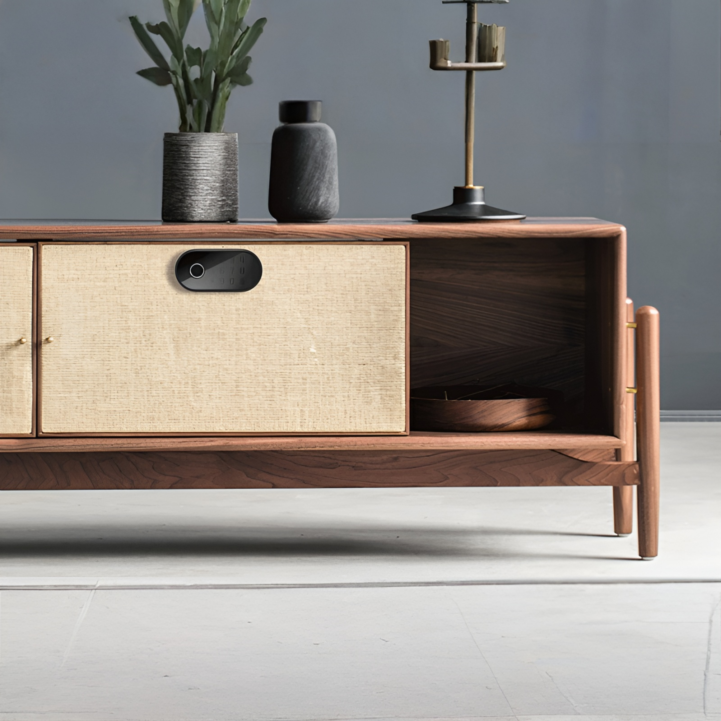 Fingerabdruck-Schubladenschloss, intelligentes Passwort-Schließfach, Türschloss, Schuhschrank, Diebs