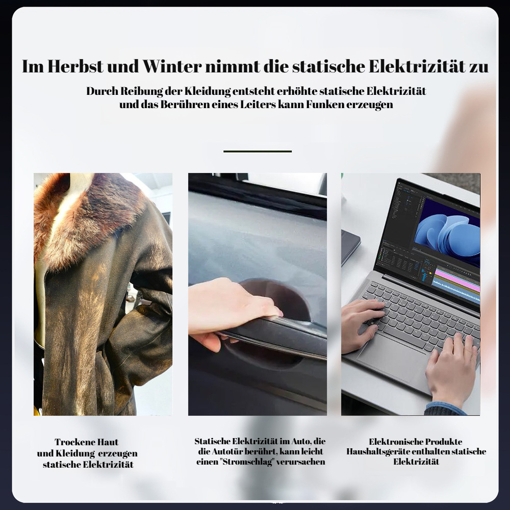 Auto-Statik-Eliminator, Auto-Statik-Eliminator, menschlicher statischer Entlader, statischer Schlüss