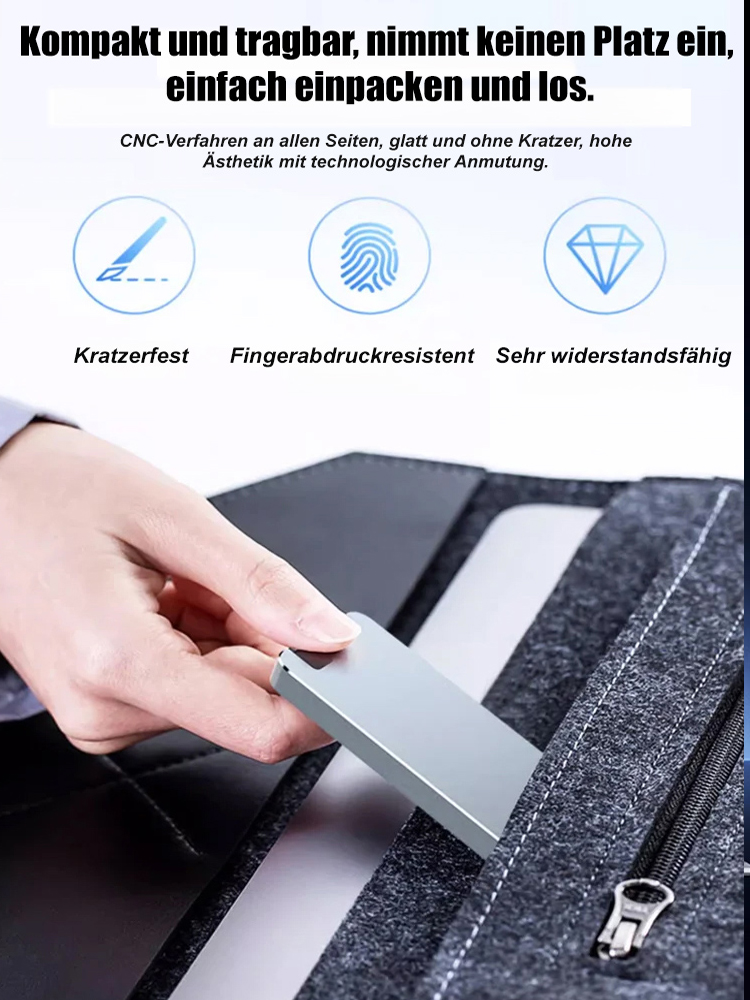 M.2  – Tragbare Hochgeschwindigkeits-SSD: Stabile und verlustfreie Übertragung