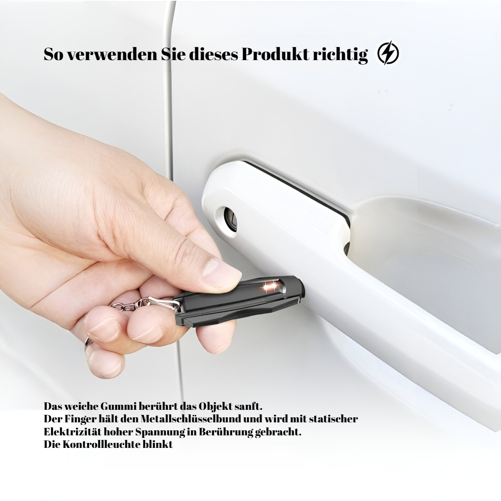 Auto-Statik-Eliminator, Auto-Statik-Eliminator, menschlicher statischer Entlader, statischer Schlüss