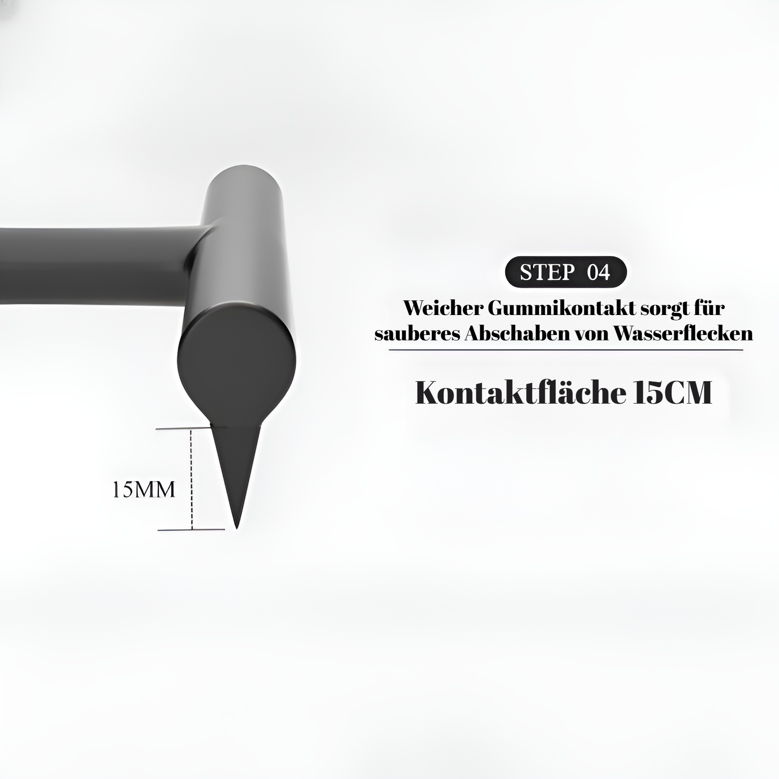 Einseitiger Silikon-Glaswischer Boden Küche Bad WC-Reiniger Autofensterwischer