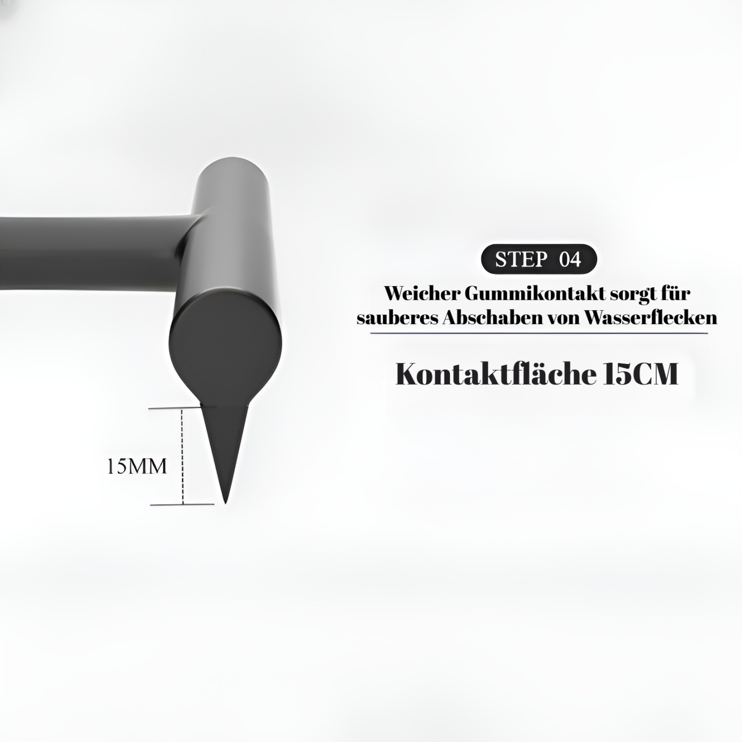 Einseitiger Silikon-Glaswischer Boden Küche Bad WC-Reiniger Autofensterwischer