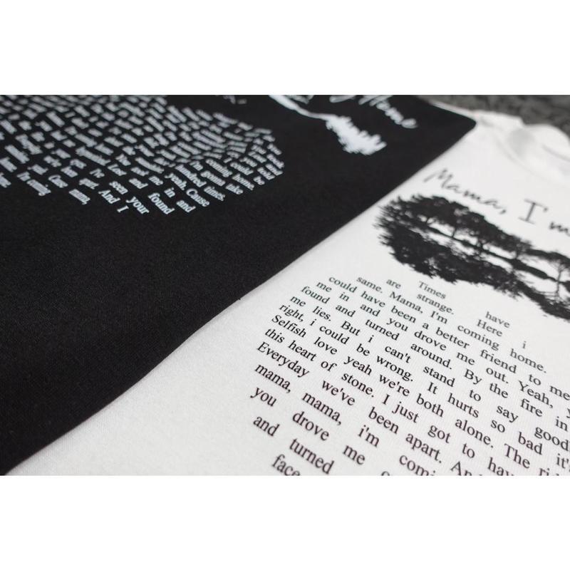 Times have changed and times are strange Lyric Tee
