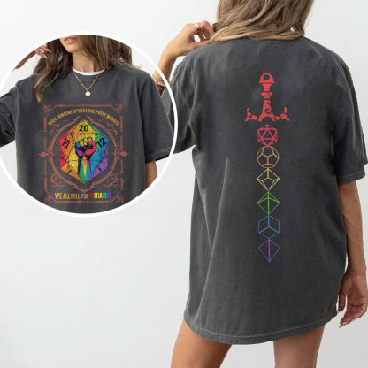 When Someone Attacks One Party Member, We All Roll for Initiative,Pride Month Unisex T-shirt