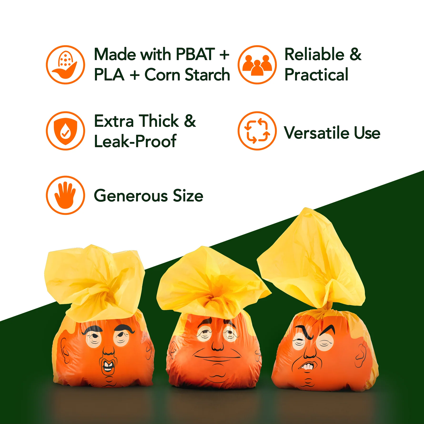 SH*T Bag(60 Count) — “The Most Presidential Poop Bag Ever!”