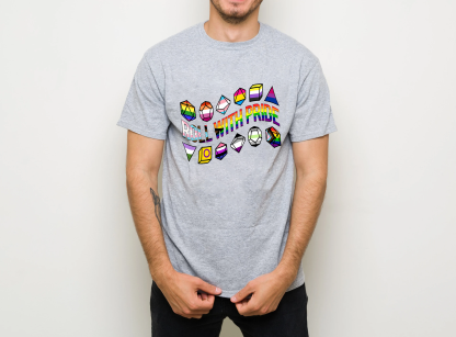 Dungeons and Dragons Roll with Pride Classic  Unisex T-shirt/Crewneck/Hoodie