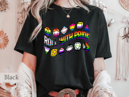 Dungeons and Dragons Roll with Pride Classic  Unisex T-shirt/Crewneck/Hoodie