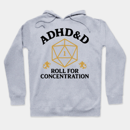 Vintage ADHD&D Roll For Concentration T-shirt/Crewneck/Hoodie