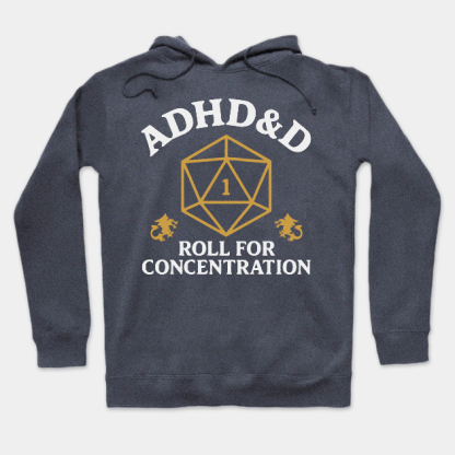 Vintage ADHD&D Roll For Concentration T-shirt/Crewneck/Hoodie