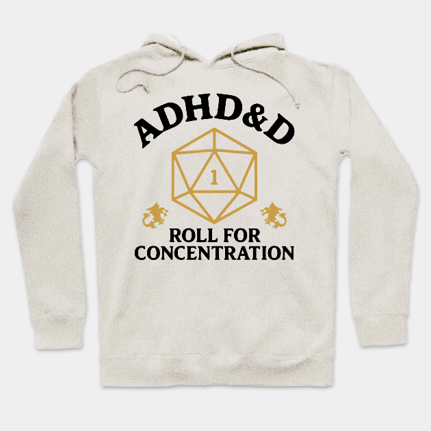 Vintage ADHD&D Roll For Concentration T-shirt/Crewneck/Hoodie