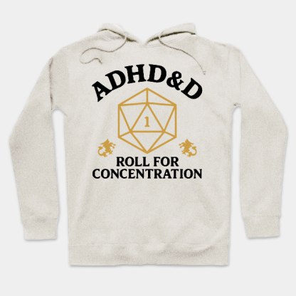 Vintage ADHD&D Roll For Concentration T-shirt/Crewneck/Hoodie