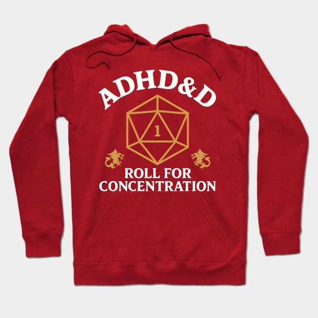 Vintage ADHD&D Roll For Concentration T-shirt/Crewneck/Hoodie