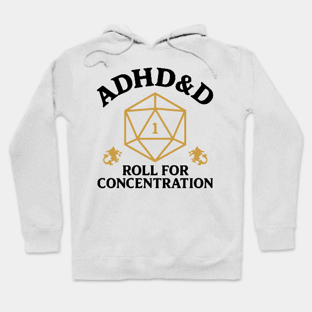 Vintage ADHD&D Roll For Concentration T-shirt/Crewneck/Hoodie