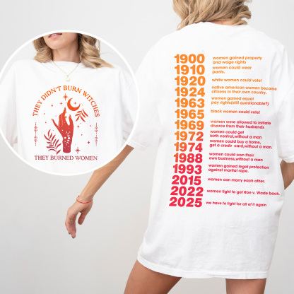 They Didn't Burn Witches They Burned Women Unisex T-shirt