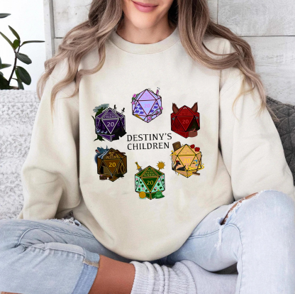 Neverafter Destinys Children D20 Dice Set Classic T-shirt/Crewneck/Hoodie