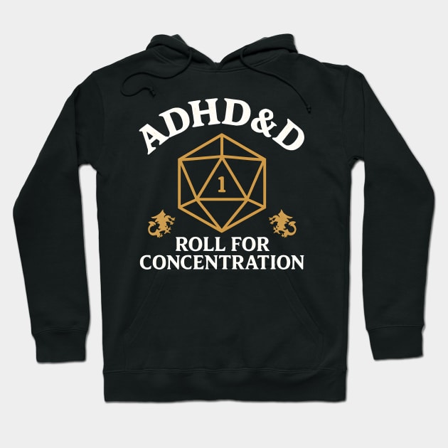 Vintage ADHD&D Roll For Concentration T-shirt/Crewneck/Hoodie