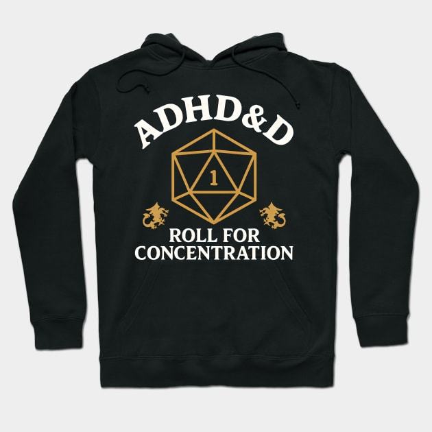 Vintage ADHD&D Roll For Concentration T-shirt/Crewneck/Hoodie