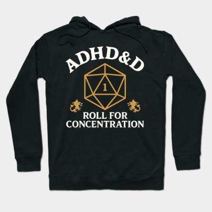 Vintage ADHD&D Roll For Concentration T-shirt/Crewneck/Hoodie