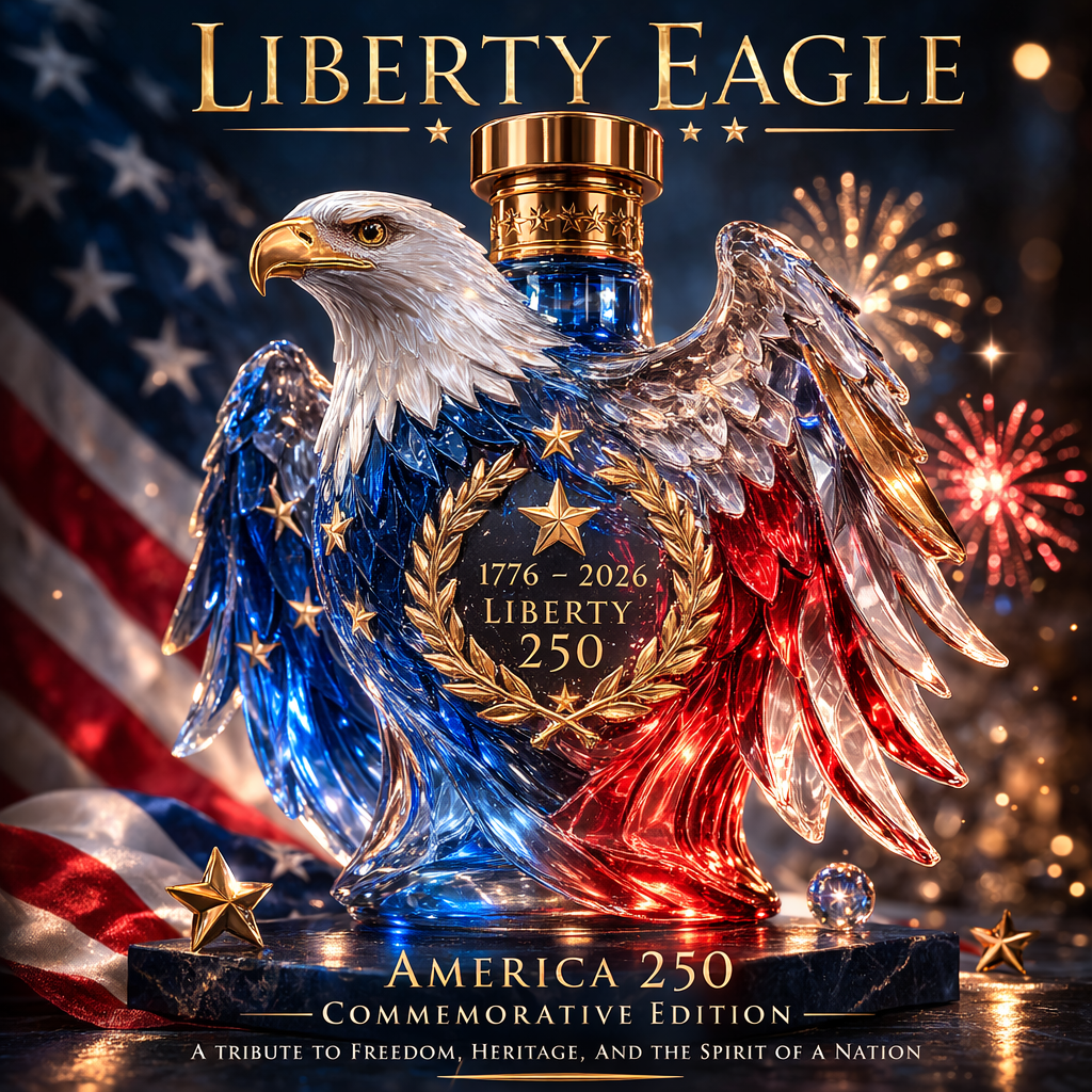 USA 250th Anniversary Eagle Perfume Bottle