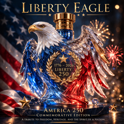 USA 250th Anniversary Eagle Perfume Bottle