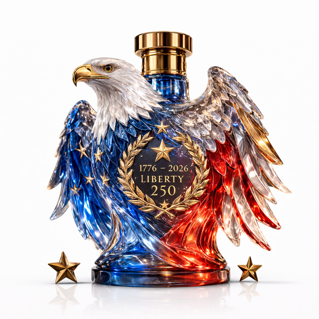 USA 250th Anniversary Eagle Perfume Bottle