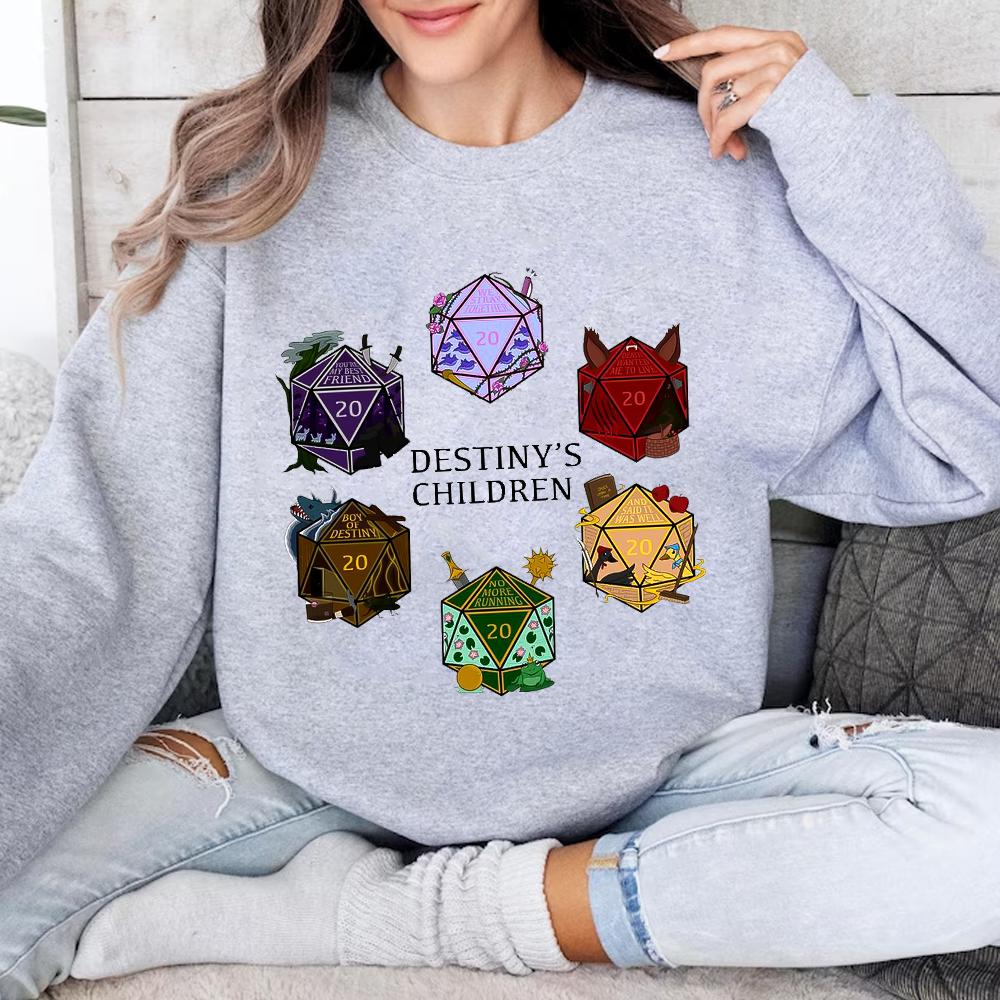 Neverafter Destinys Children D20 Dice Set Classic T-shirt/Crewneck/Hoodie