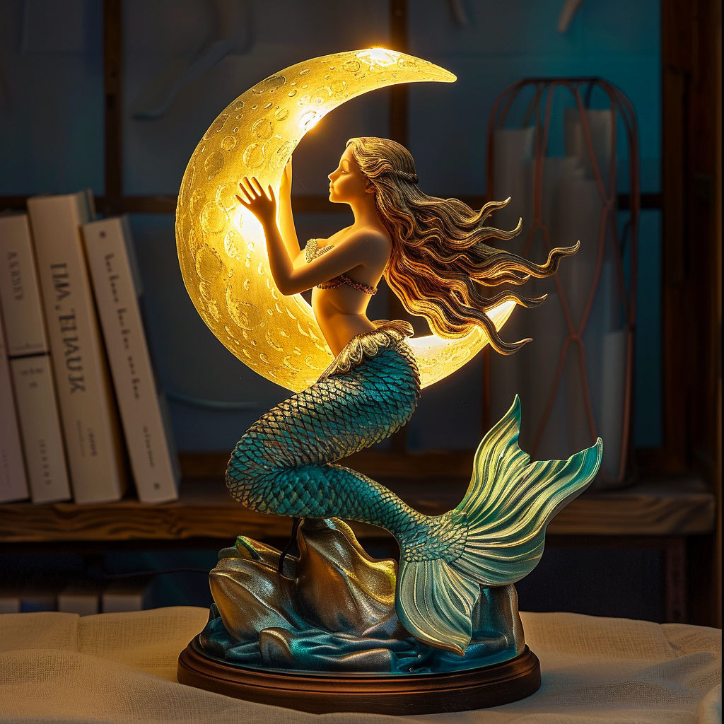 🧜‍♀️Moonlight Mermaid Night Light