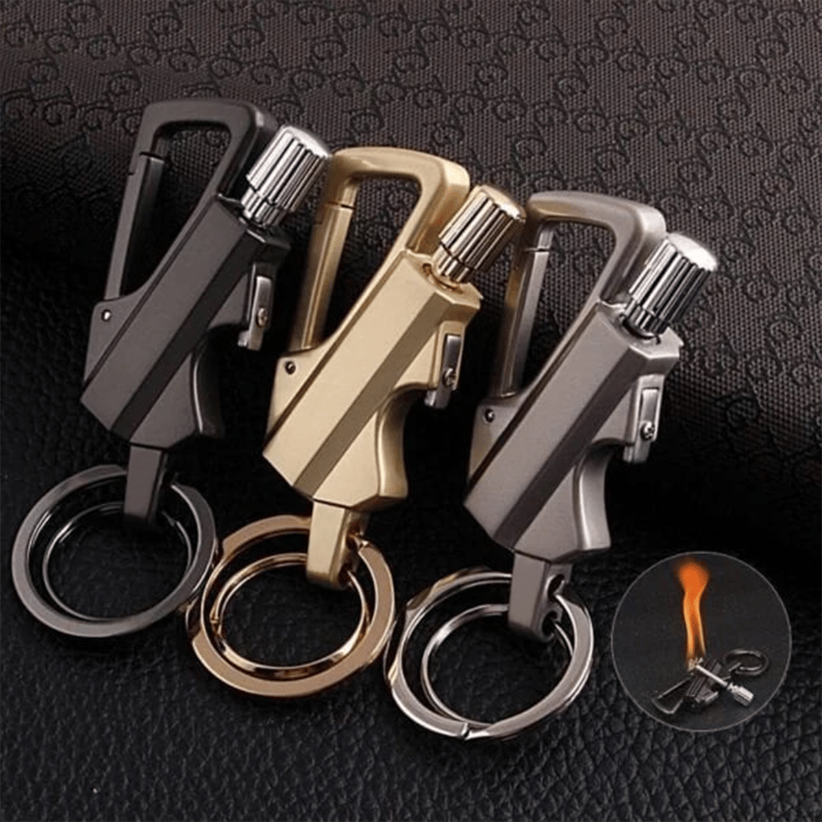 🏆Flash Sale⚡ 50K+ SOLD! Almost Gone-💥Permanent Match Infinity Lighter with Multitool Keychain Bottle Opener