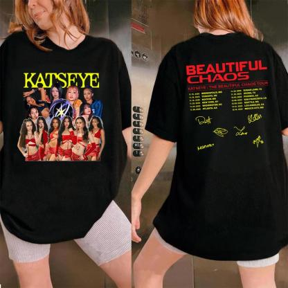 Katseye BEAUTIFUL CHAOS Tour 2025 Shirt