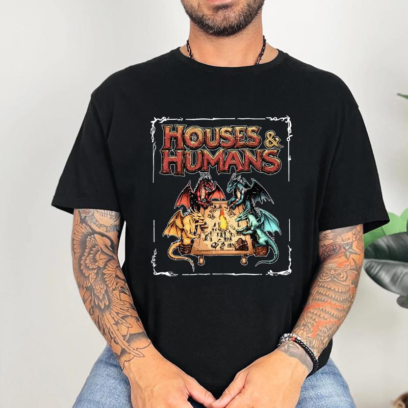 Houses & Humans Dungeons and Dragons T-shirt