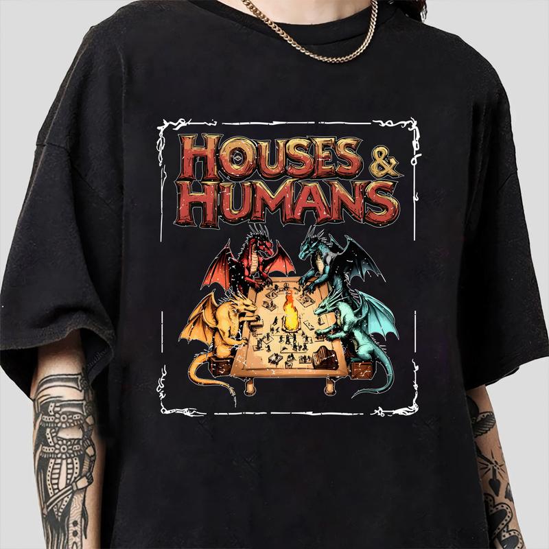Houses & Humans Dungeons and Dragons T-shirt