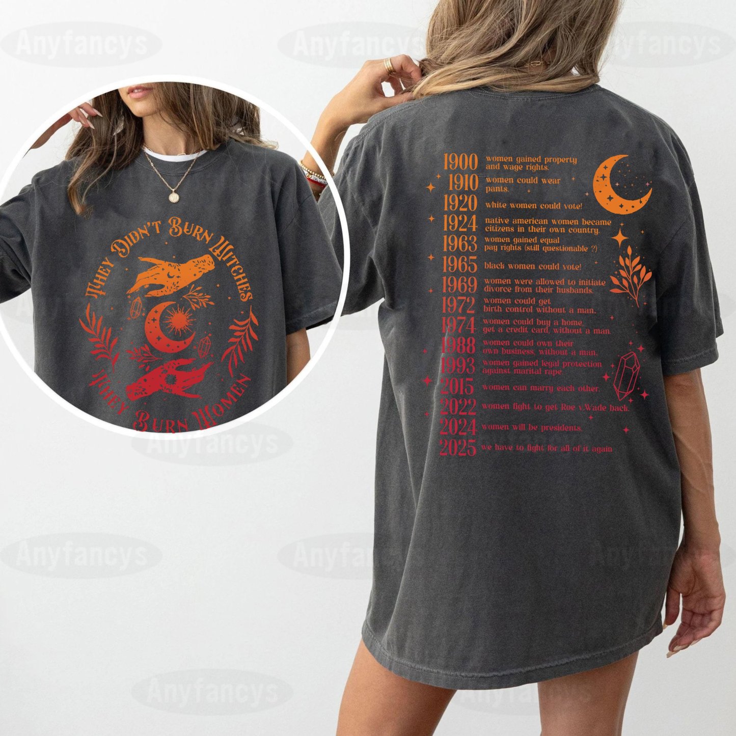 They Didn't Burn Witches They Burned Women Unisex T-shirt