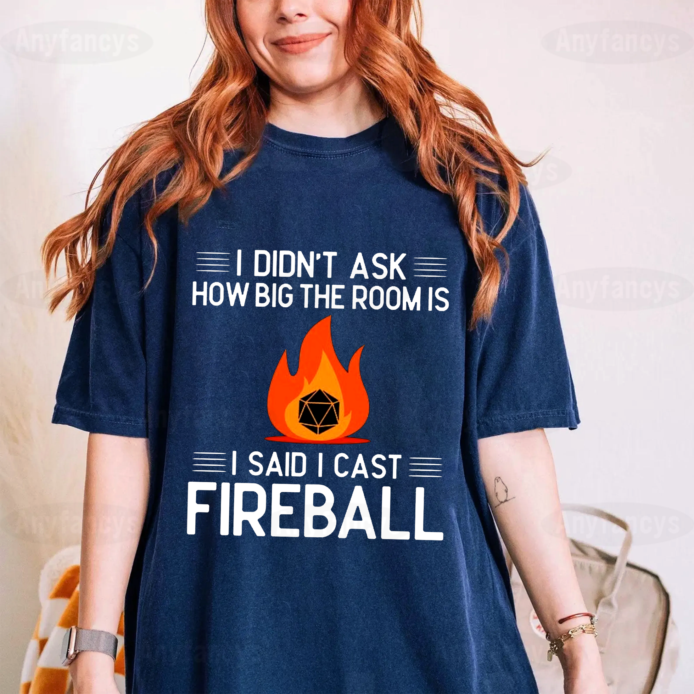 DM I Cast Fireball DND Dragon Dungeon Master Wizard Unisex T-shirt