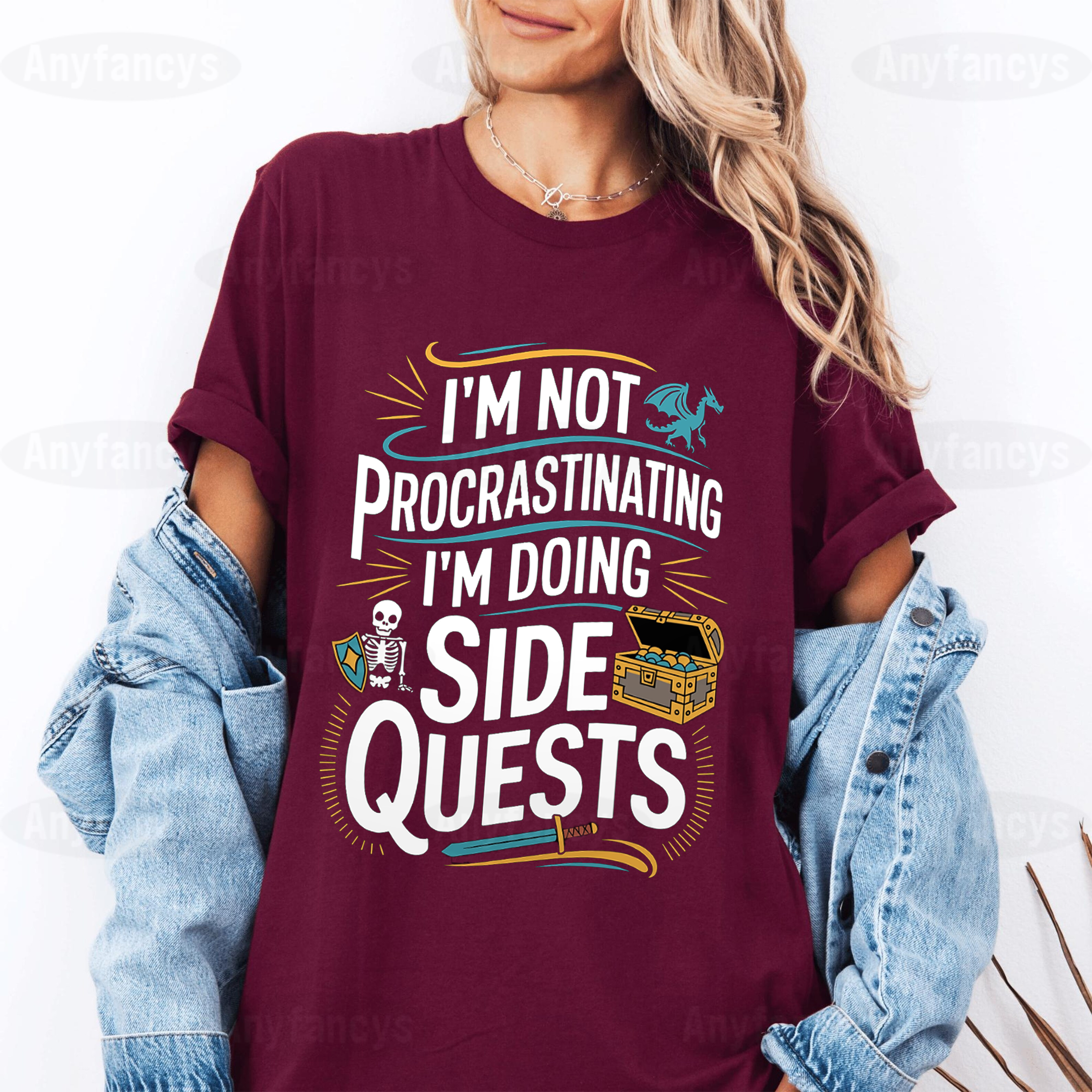 I'm Not Procrastinating I'm Doing Side Quests Unisex T-shirt