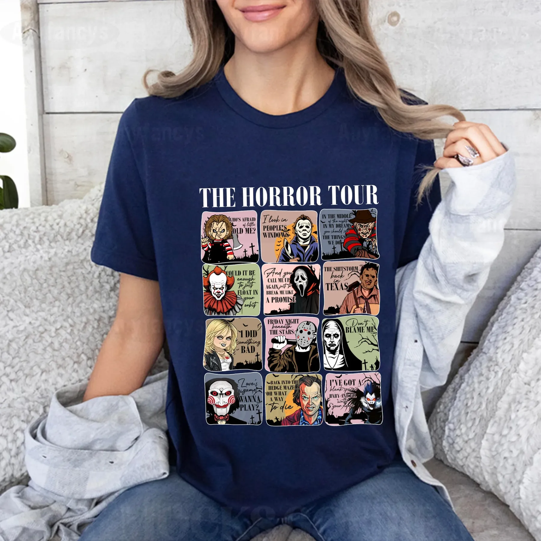 VER 3 – 12 Characters The Horror Tour Unisex Shirt
