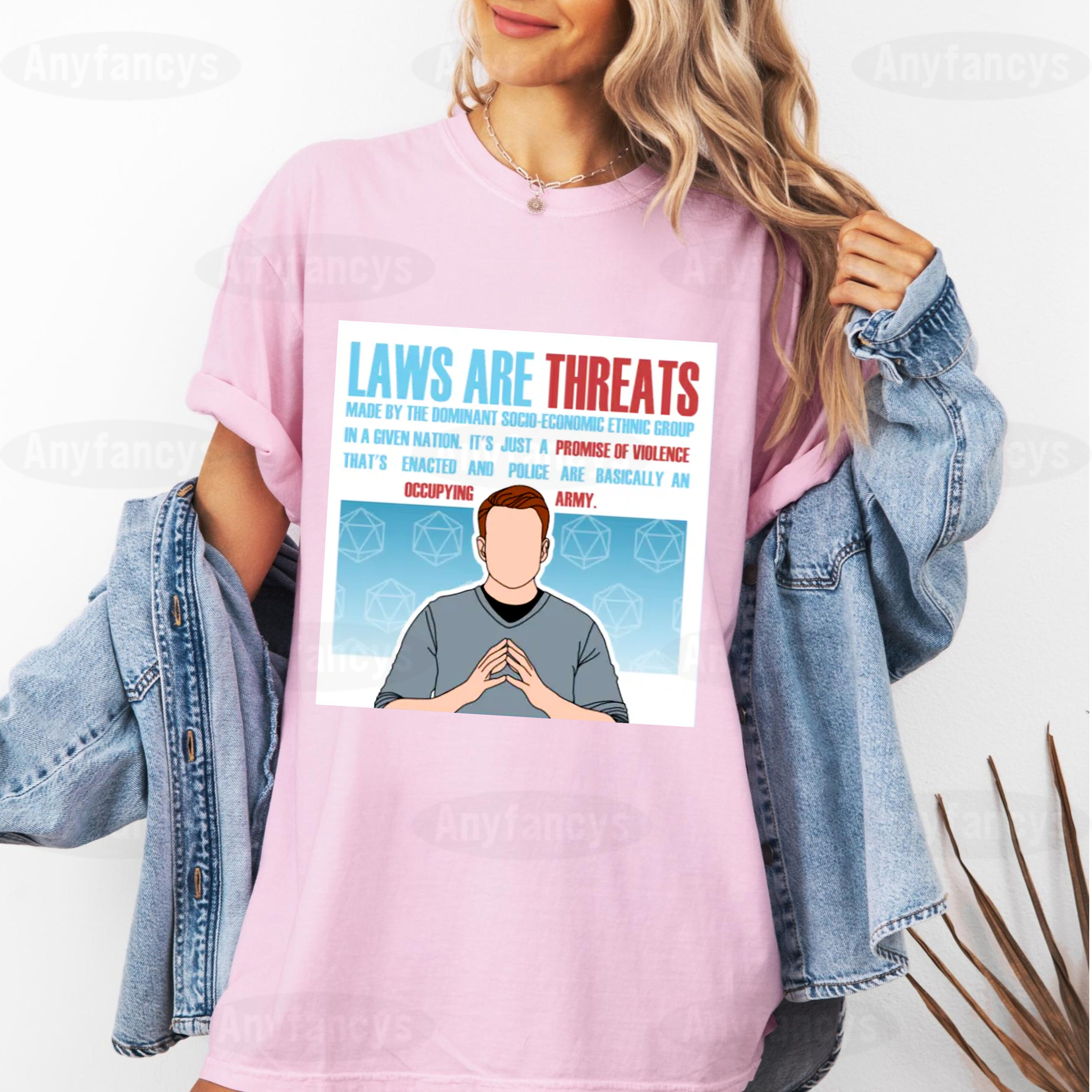 Laws are Threats - Brennan Unisex T-shirt