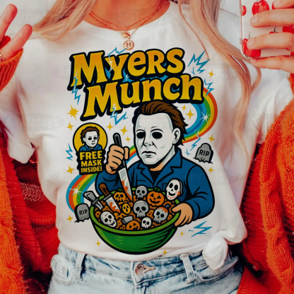 Myers Munch Halloween Unisex Shirt/Crewneck/Hoodie