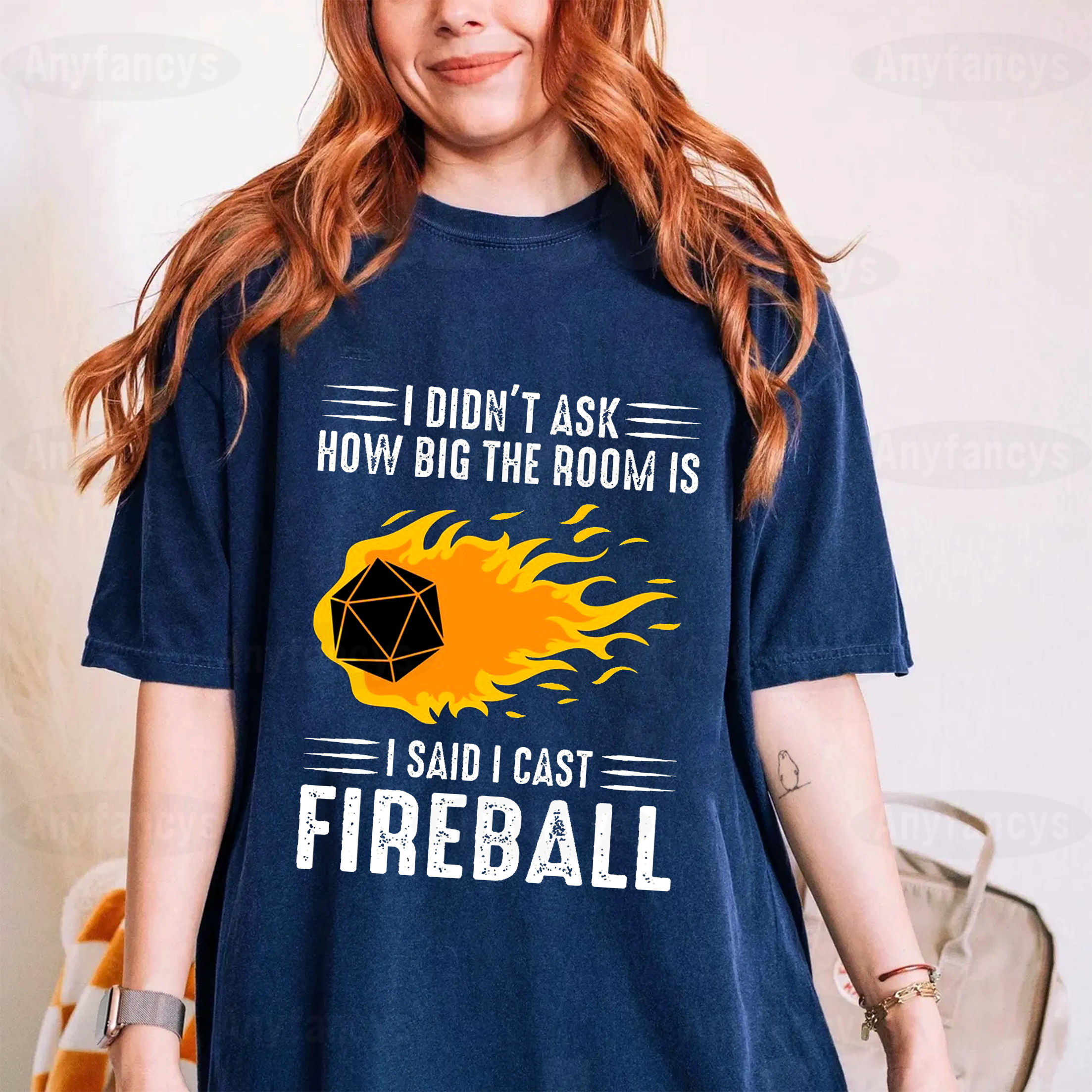 DM I Cast Fireball DND Dragon Dungeon Master Wizard Unisex T-shirt