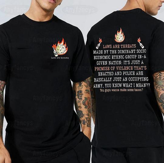 Laws Are Threats Made By The Dominant Socio Economic Ethnic Group In A Given Nation Dimension 20 D&D Unisex T-shirt