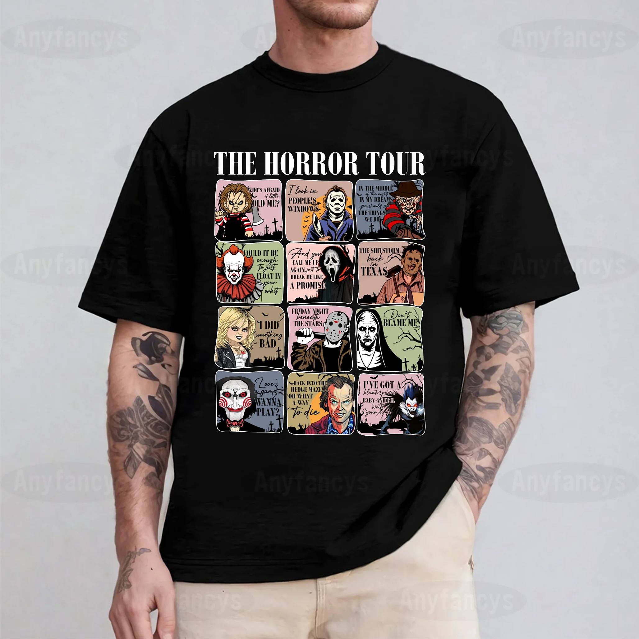 VER 3 – 12 Characters The Horror Tour Unisex Shirt