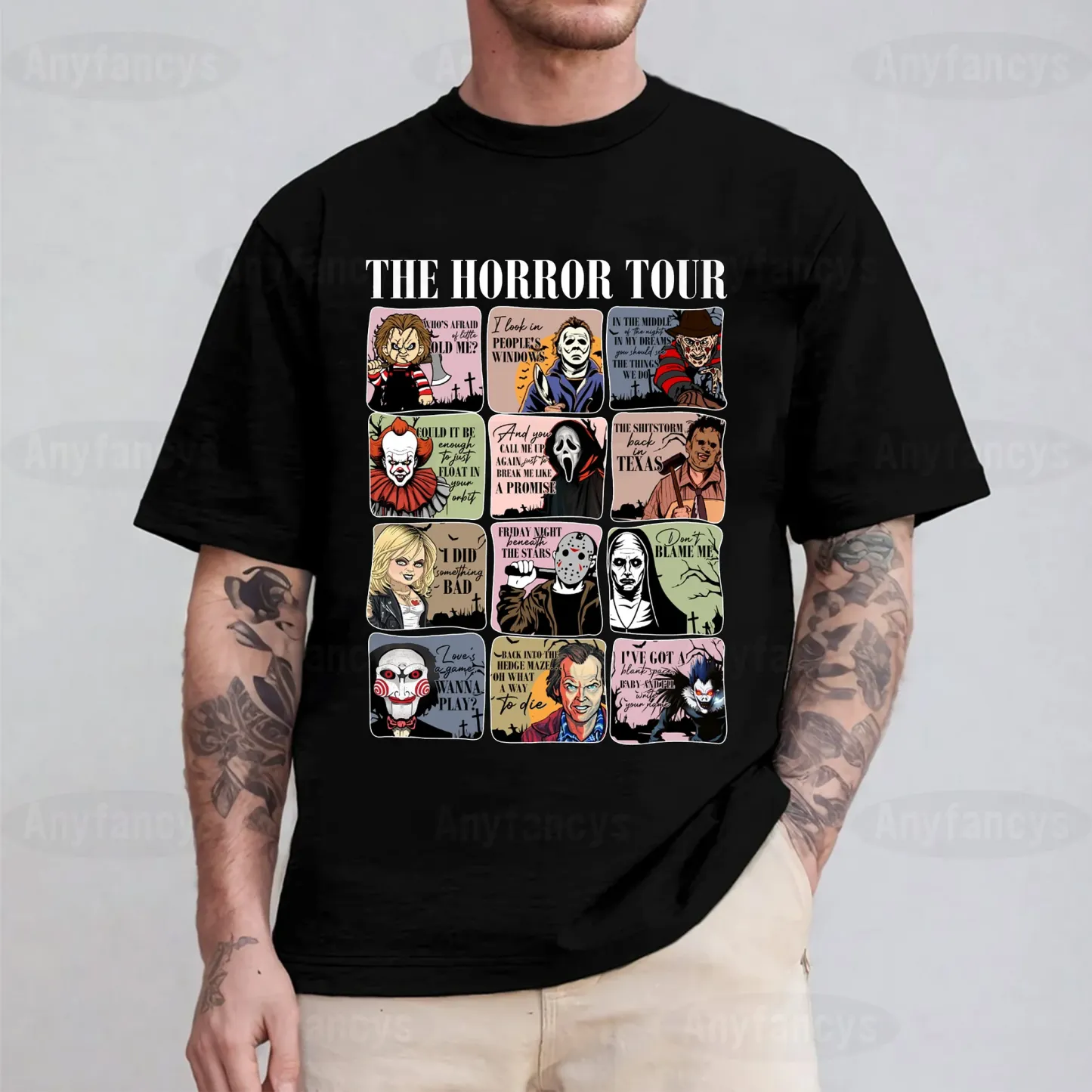 VER 3 – 12 Characters The Horror Tour Unisex Shirt