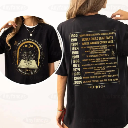 They Didn't Burn Witches They Burned Women Unisex T-shirt
