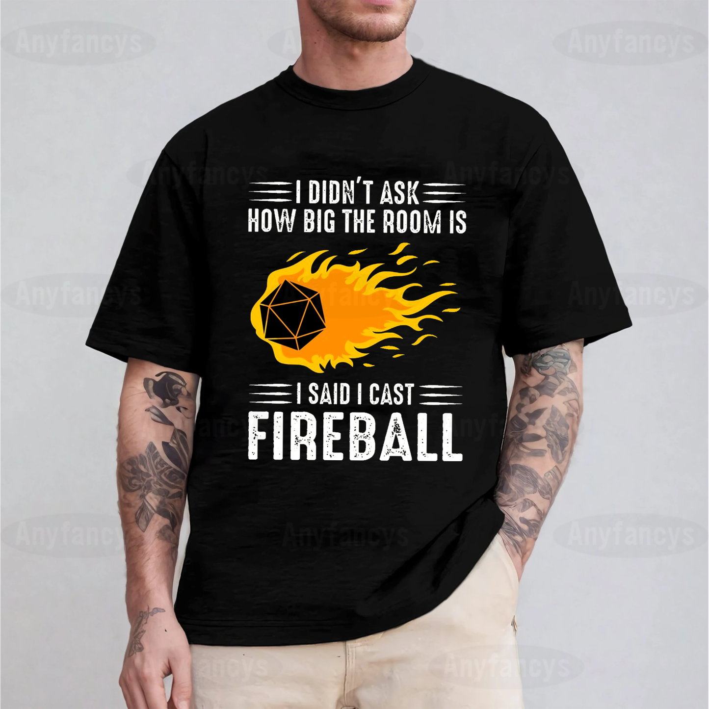 DM I Cast Fireball DND Dragon Dungeon Master Wizard Unisex T-shirt