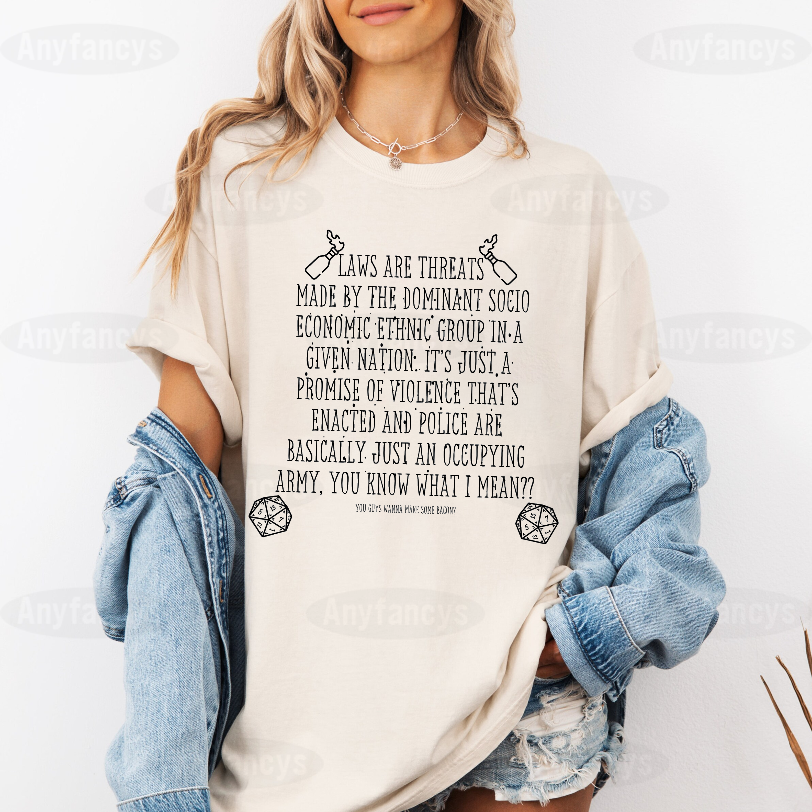 Laws Are Threats Graphic Unisex T-shirt/Crewneck/Hoodie