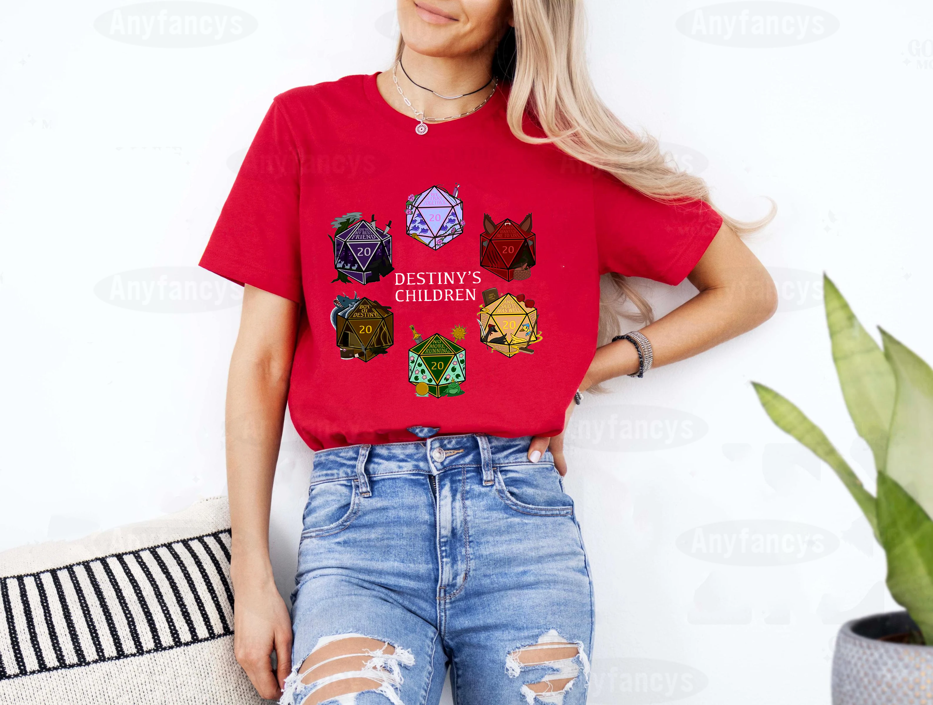 Neverafter Destinys Children D20 Dice Set Classic T-shirt/Crewneck/Hoodie