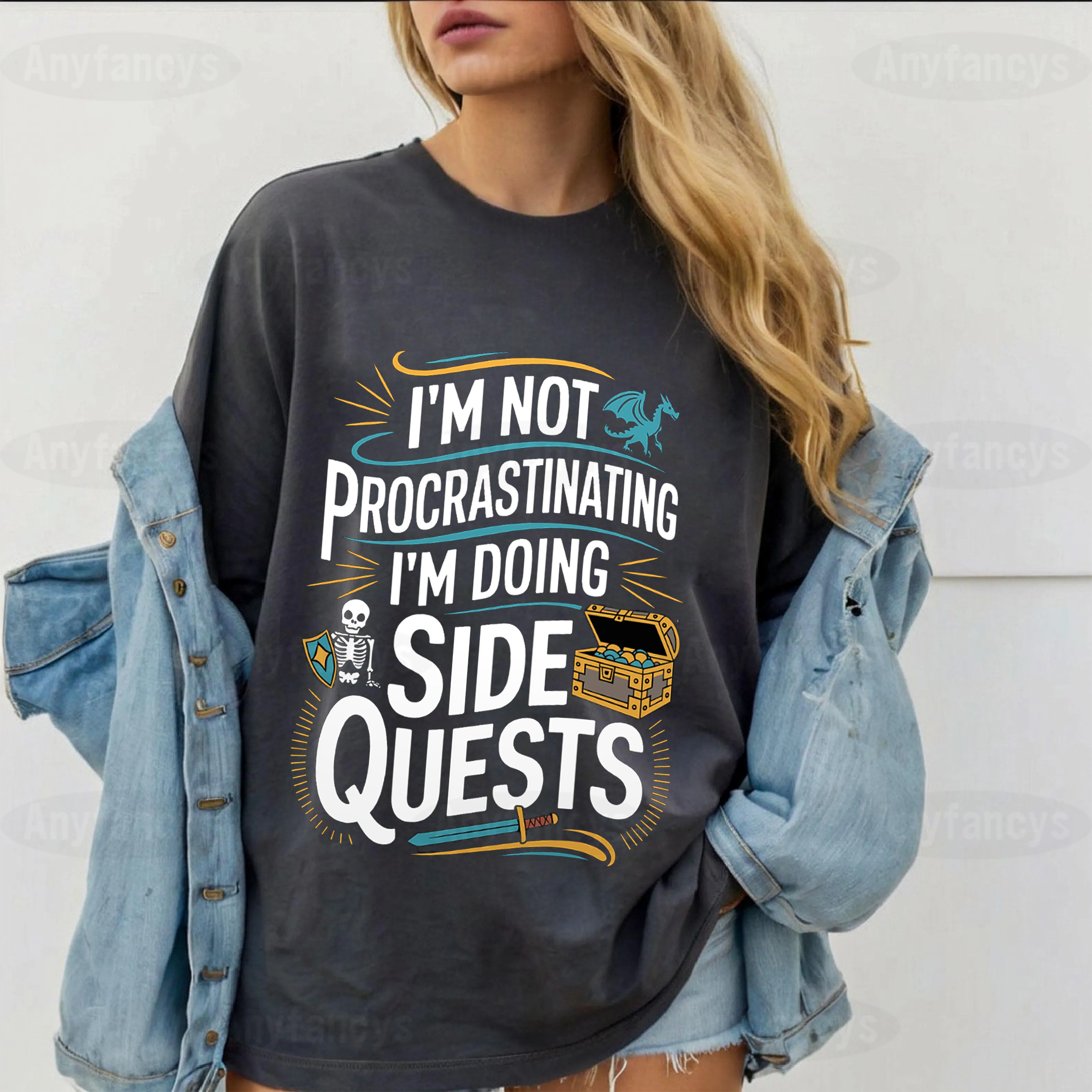 I'm Not Procrastinating I'm Doing Side Quests Unisex T-shirt
