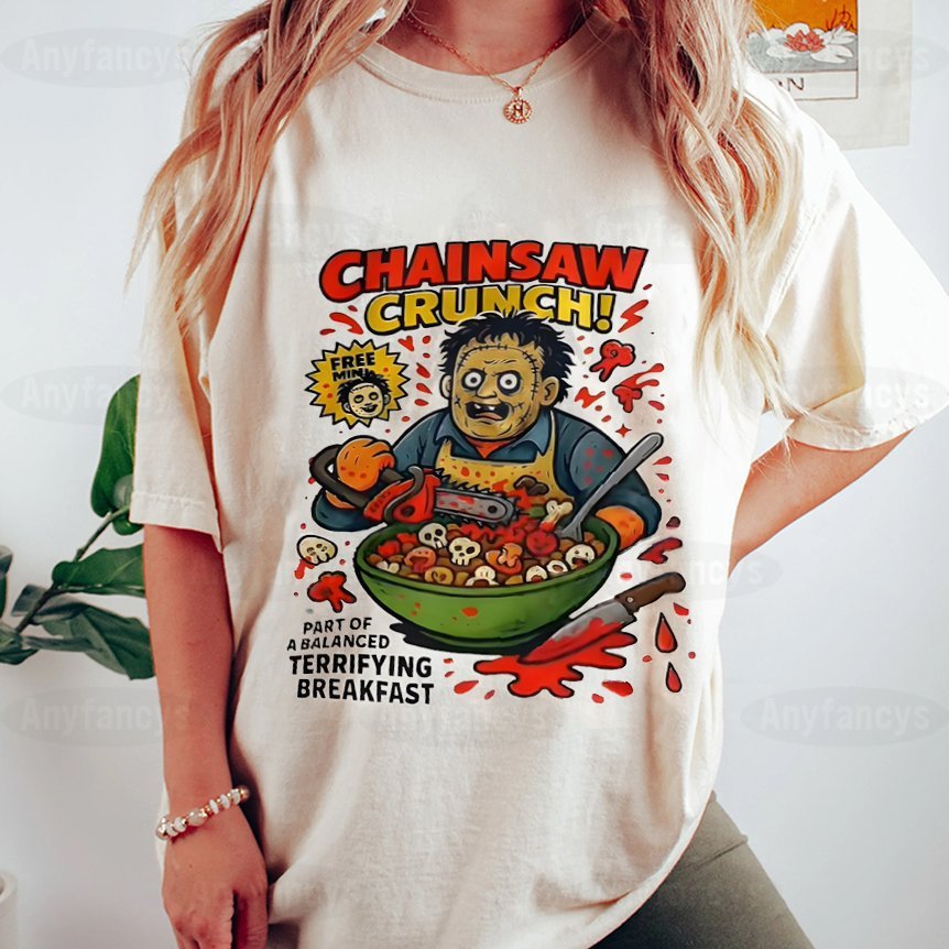 Chainsaw Crunch Halloween Unisex Shirt/Crewneck/Hoodie